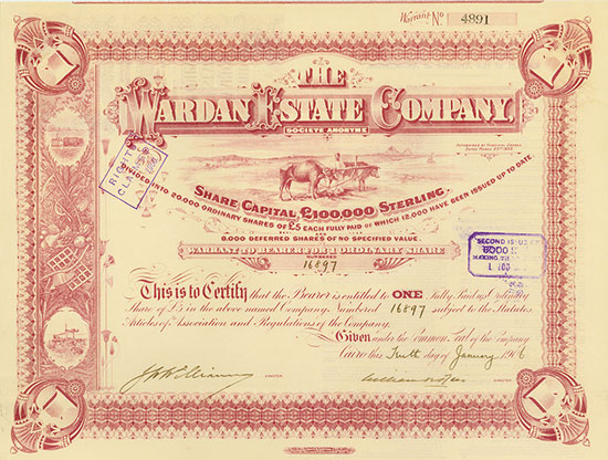 Wardan Estate Company Société Anonyme