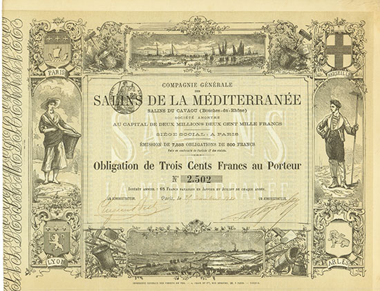 Compagnie Générale des Salins de la Méditerranée Salins du Cavaou (Bouches-du-Rhône)