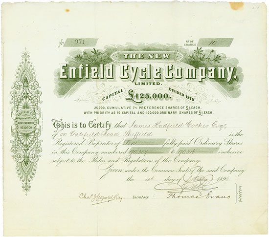New Enfield Cycle Company, Limited