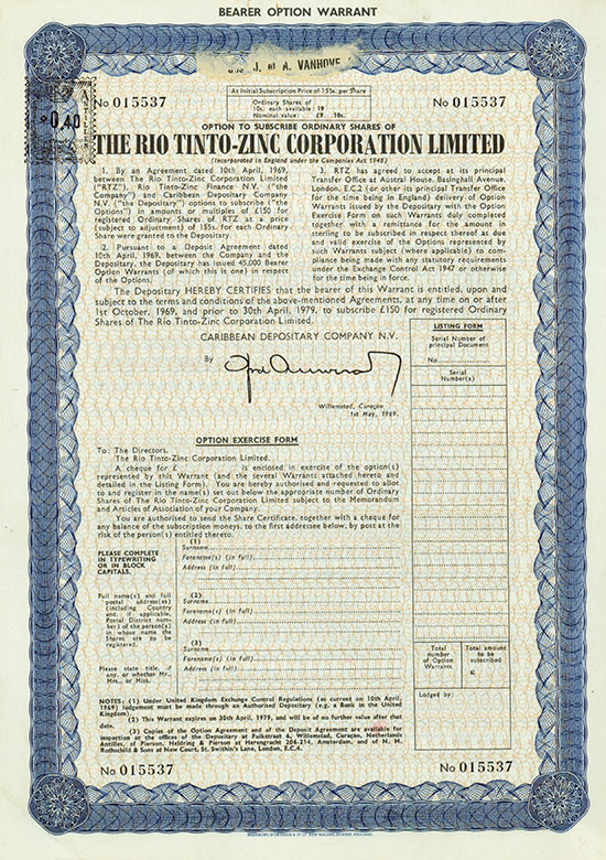 Rio Tinto-Zinc Corporation Limited