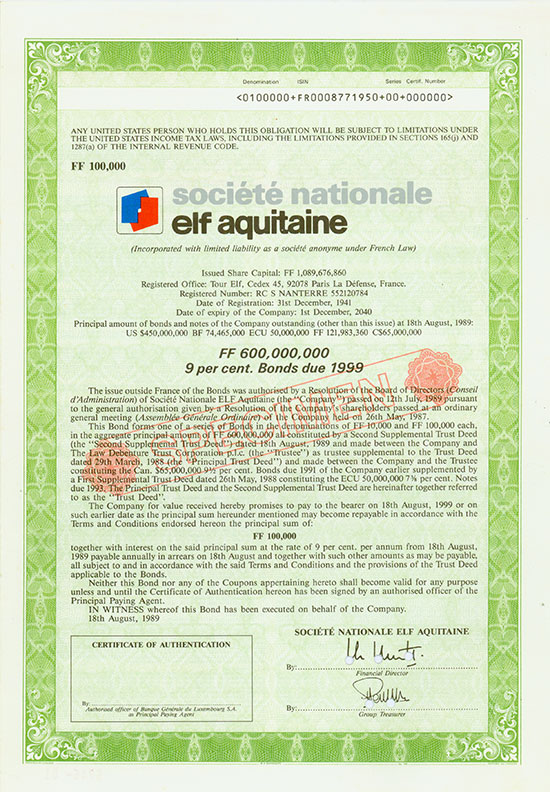 Société Nationale Elf Aquitaine