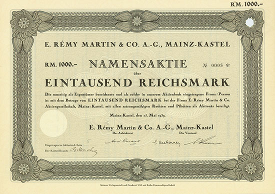 E. Rémy Martin & Co. AG