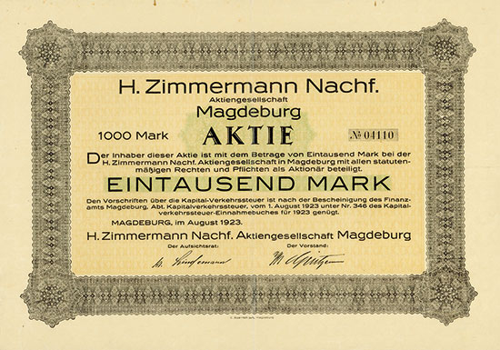 H. Zimmermann Nachf. AG