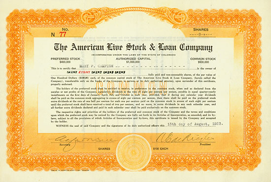 American Live Stock & Loan Company