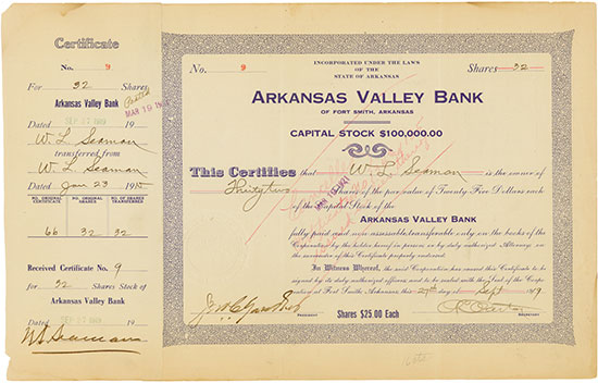 Arkansas Valley Bank of Fort Smith