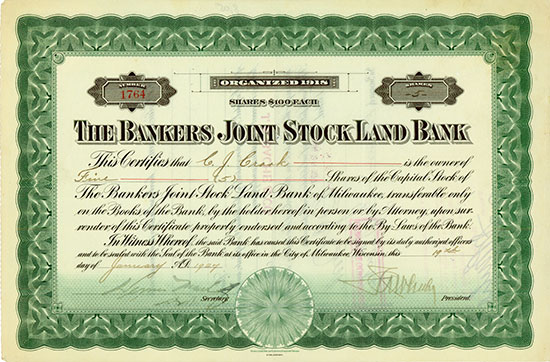 Bankers Joint Stock Land Bank