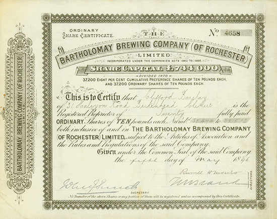 Bartholomay Brewing Company (of Rochester) Limited