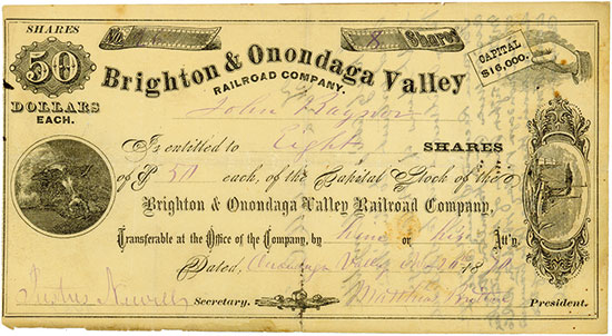 Brighton & Onondaga Valley Railroad Company