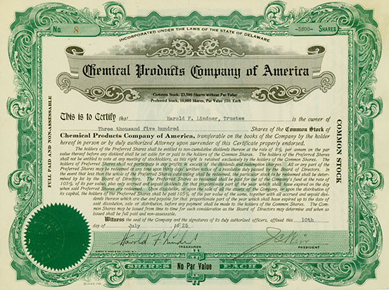 Chemical Products Company of America