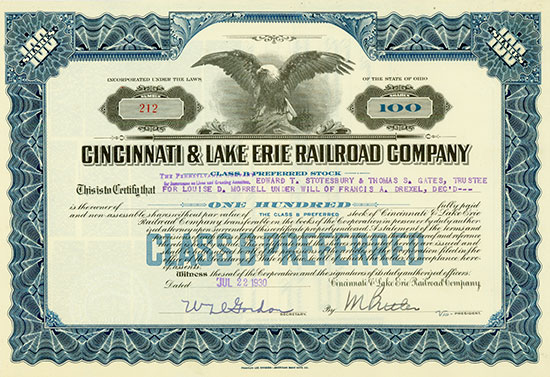 Cincinnati & Lake Erie Railroad Company