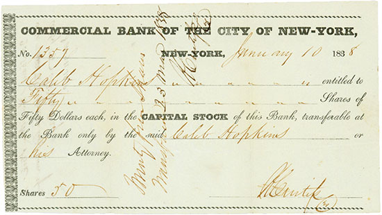 Commercial Bank of the City of New-York