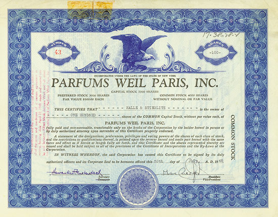 Parfums Weil Paris, Inc.