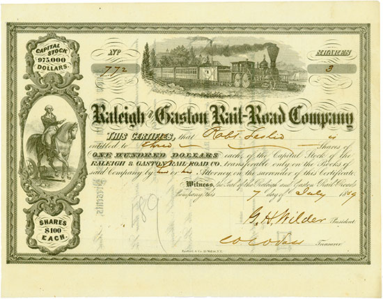 Raleigh and Gaston Rail-Road Company