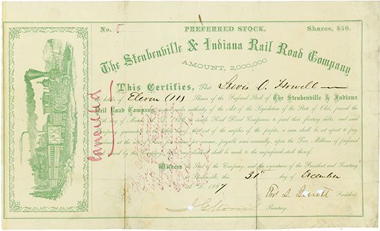 Steubenville & Indiana Rail Road Company