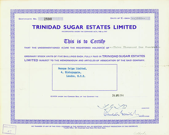 Trinidad Sugar Estates Limited