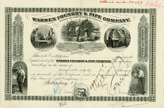 Warren Foundry & Pipe Company, formerly Warren Foundry & Machine Company