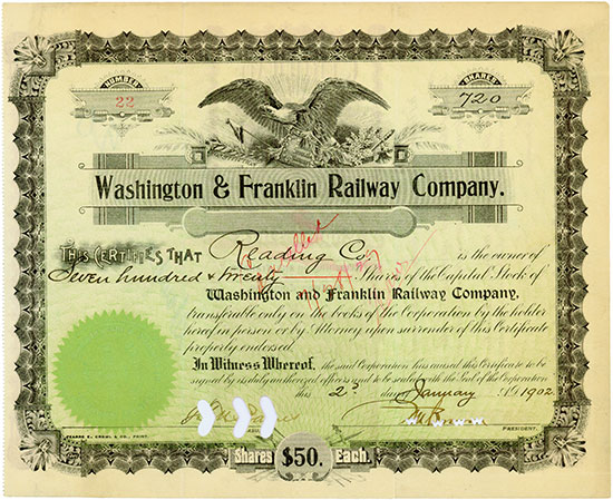 Washington & Franklin Railway Company