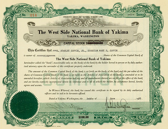 West Side National Bank of Yakima