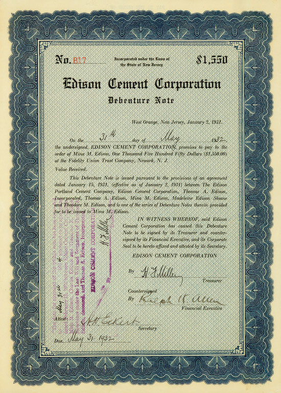 Edison Cement Corporation