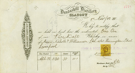 John & Rob. Harvey & Co. - Dundashill Distillery