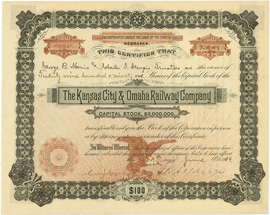 Kansas City & Omaha Railway Company 