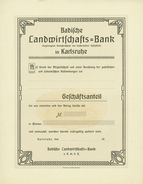 Badische Landwirtschafts-Bank e.G.m.b.H.