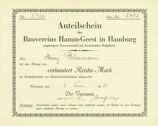 Bauverein Hamm-Geest in Hamburg eGmbH