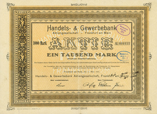 Handels- & Gewerbebank AG