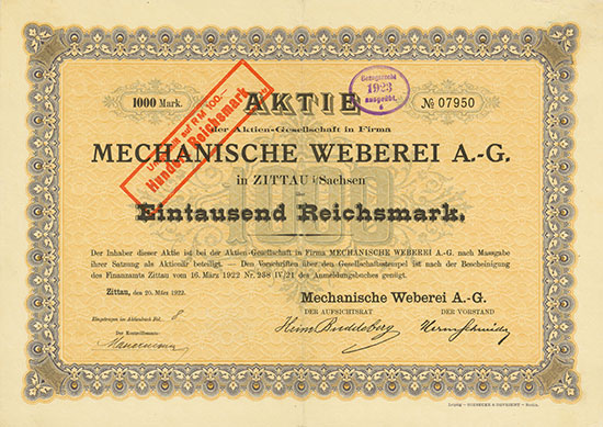 Mechanische Weberei AG