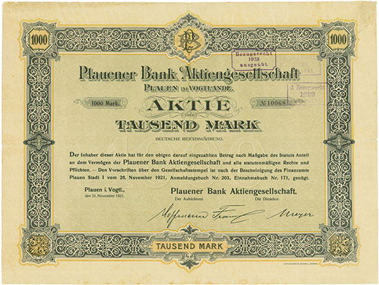 Plauener Bank AG