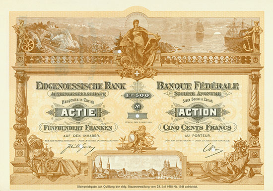 Eidgenoessische Bank AG / Banque Fédérale Société Anonyme