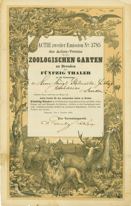 Actien-Verein für den zoologischen Garten zu Dresden