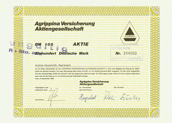 Agrippina Versicherung AG