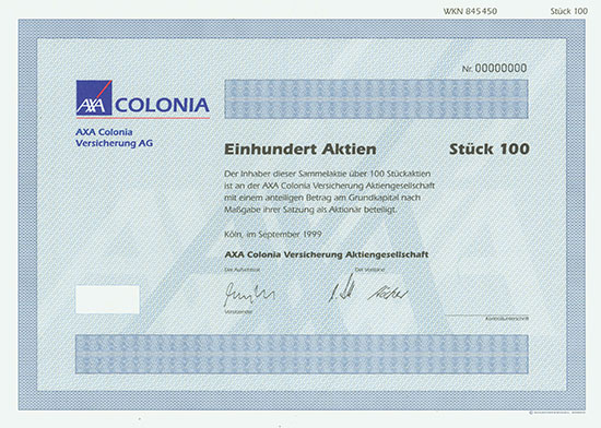 AXA Colonia Versicherung AG
