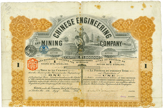 Chinese Engineering and Mining Company Limited [3 Stück]