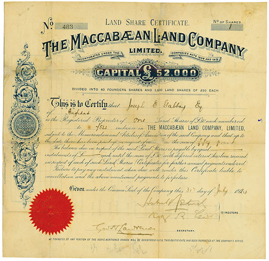 Maccabaen Land Company Limited