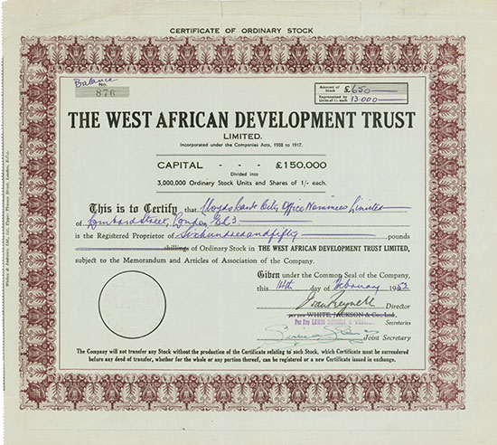 West African Development Trust Limited