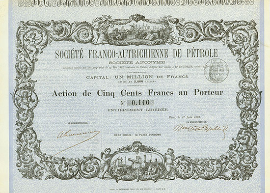 Société Franco-Autrichienne de Pétrole Société Anonyme