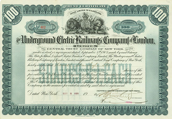 Underground Electric Railways Company of London, Limited