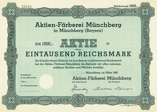 Aktien-Färberei Münchberg