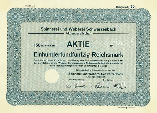 Spinnerei und Weberei Schwarzenbach AG