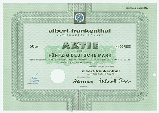albert-frankenthal AG