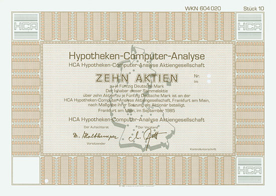 HCA Hypotheken-Computer-Analyse AG