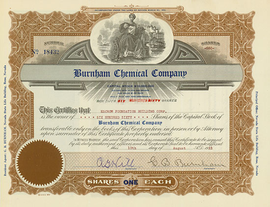 Burnham Chemical Company