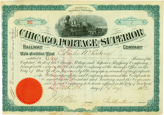 Chicago, Portage and Superior Railway Company