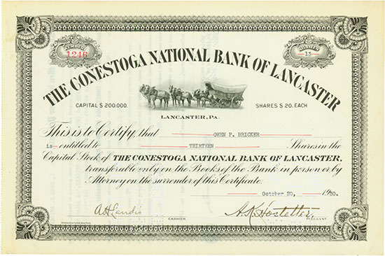 Conestoga National Bank of Lancaster