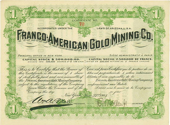Franco-American Gold Mining Co.