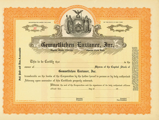 Gemuetlichen Enzianer, Inc.