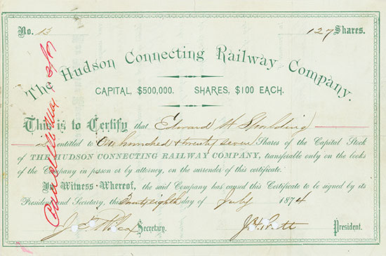 Hudson Connecting Railway Company