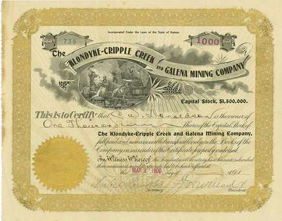 Klondyke-Cripple Creek and Galena Mining Company